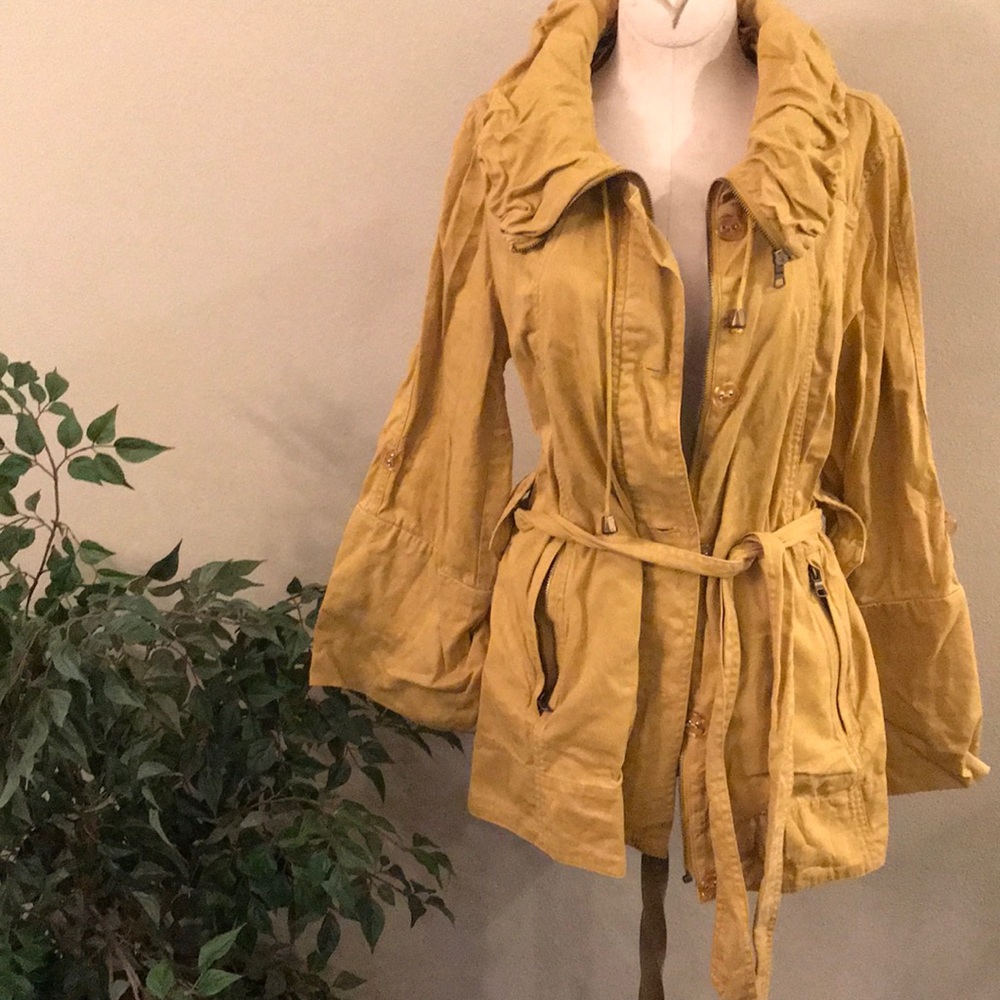 Mustard overcoat
